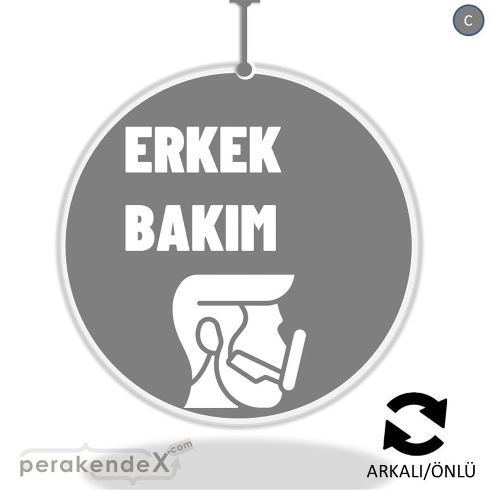 Erkek Bakım Ürün Çeşitleri DÖNKART -oval,çift yön baskıdön-kart