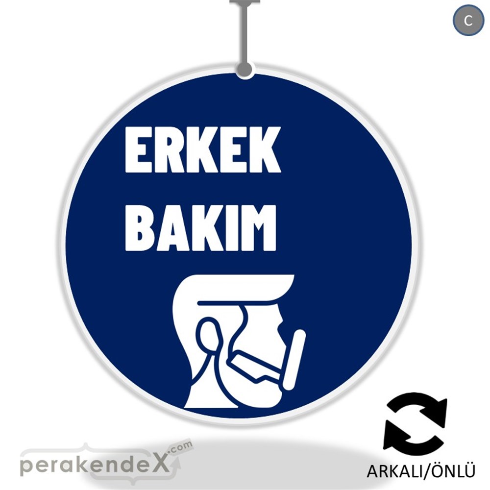 Erkek Bakım Ürün Çeşitleri DÖNKART -oval,çift yön baskıdön-kart