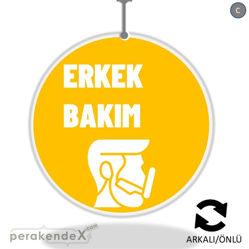 Erkek Bakım Ürün Çeşitleri DÖNKART -oval,çift yön baskıdön-kart