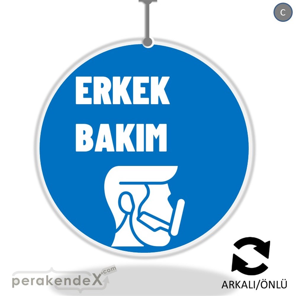 Erkek Bakım Ürün Çeşitleri DÖNKART -oval,çift yön baskıdön-kart