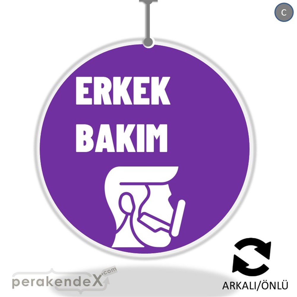 Erkek Bakım Ürün Çeşitleri DÖNKART -oval,çift yön baskıdön-kart