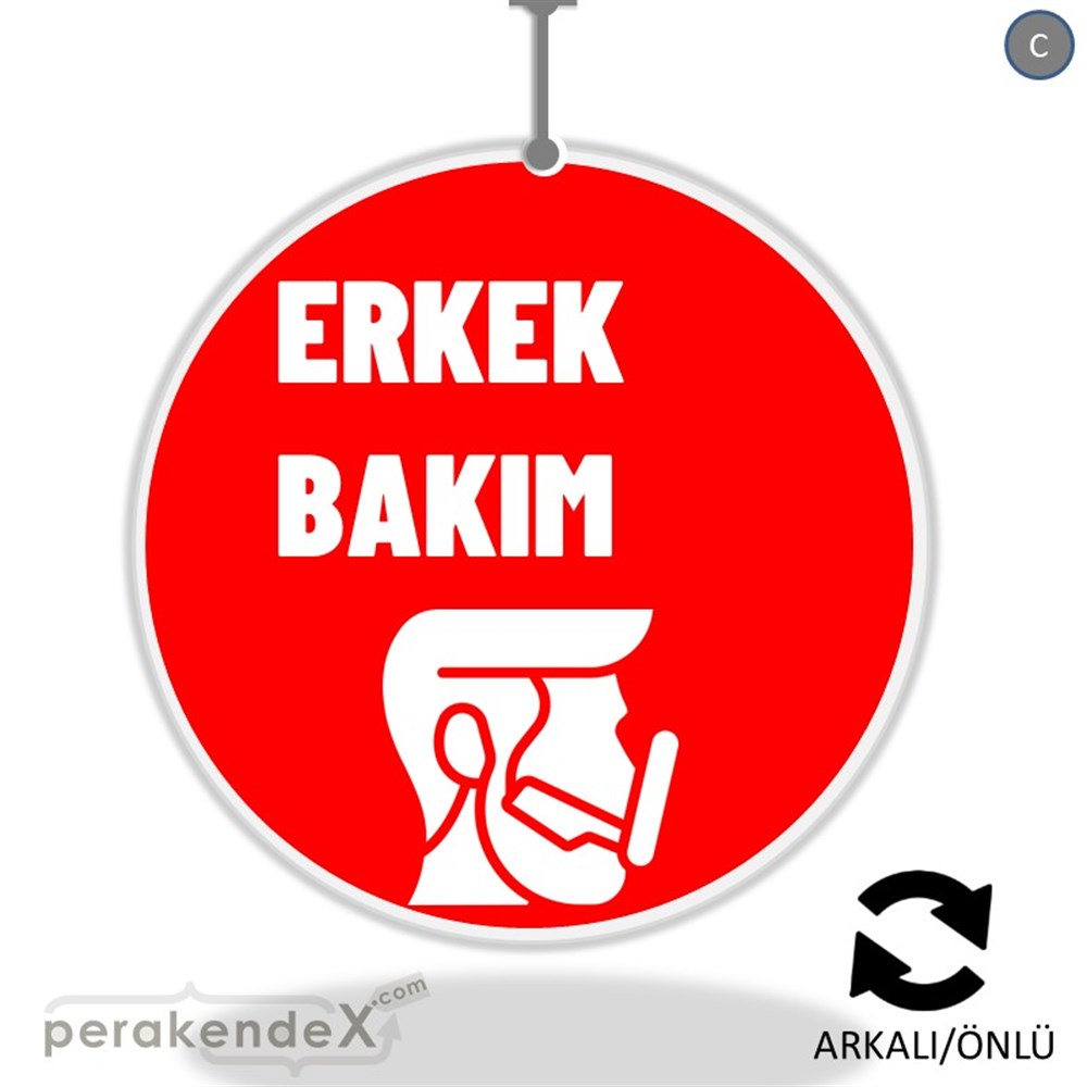 Erkek Bakım Ürün Çeşitleri DÖNKART -oval,çift yön baskıdön-kart