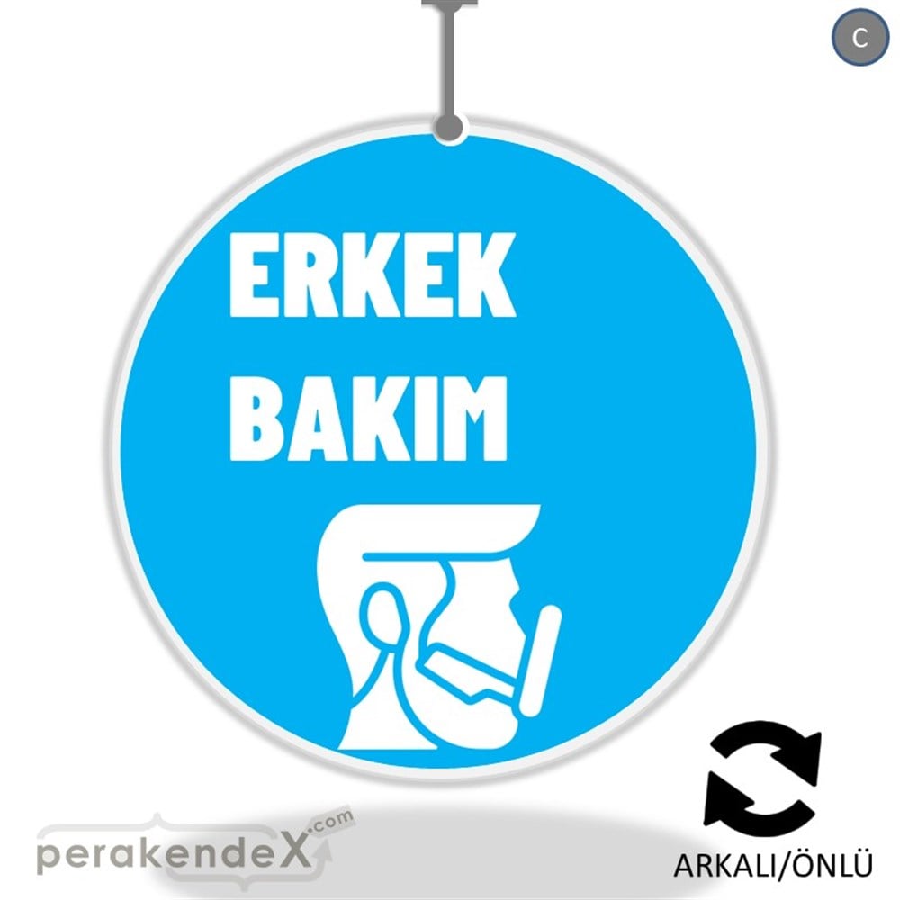 Erkek Bakım Ürün Çeşitleri DÖNKART -oval,çift yön baskıdön-kart