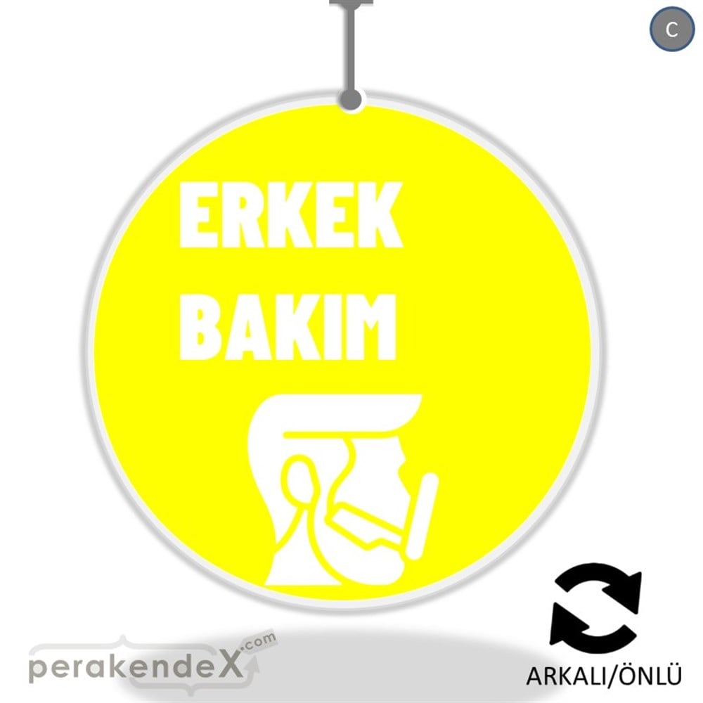 Erkek Bakım Ürün Çeşitleri DÖNKART -oval,çift yön baskıdön-kart