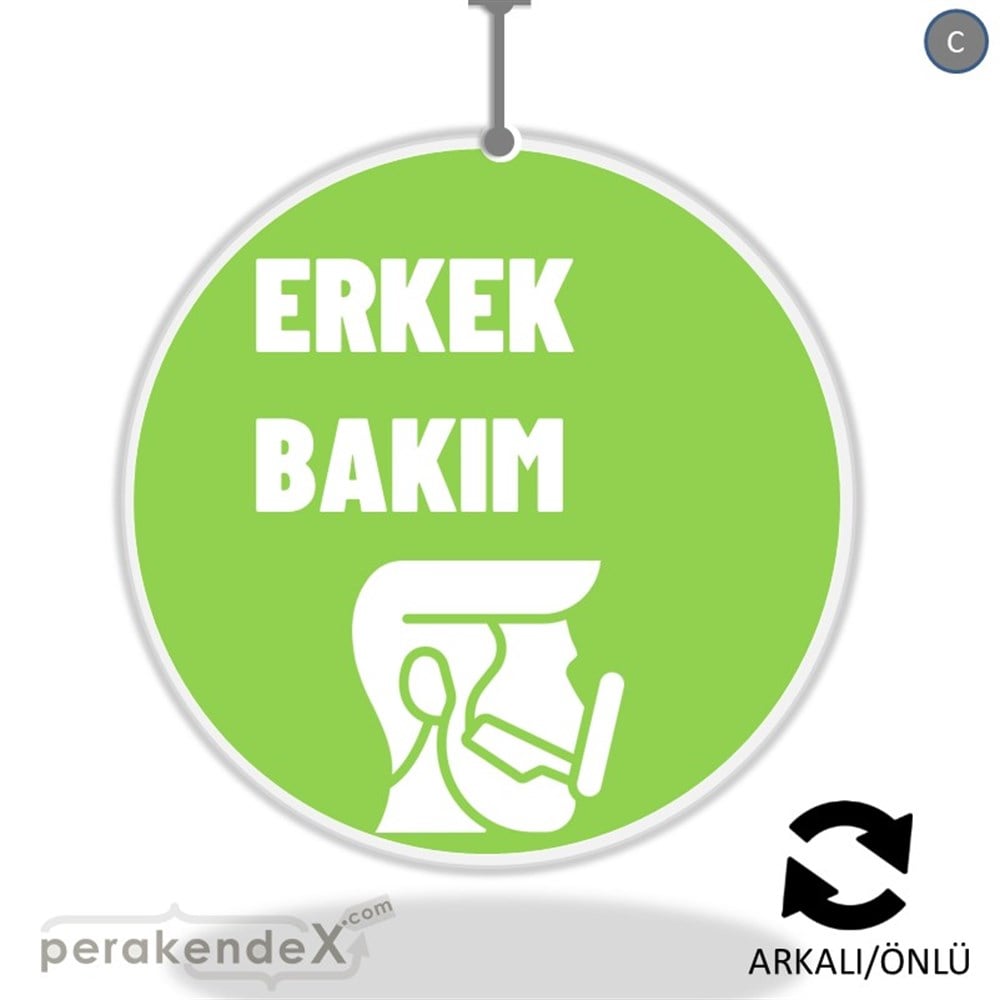 Erkek Bakım Ürün Çeşitleri DÖNKART -oval,çift yön baskıdön-kart