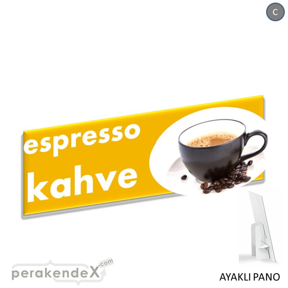 Filtre Kahve (Resimli) SERT PLASTİK POSTER,  AFİŞ (BANNER) -dikdörtgen,çift yön baskısert plastik poster,  afiş