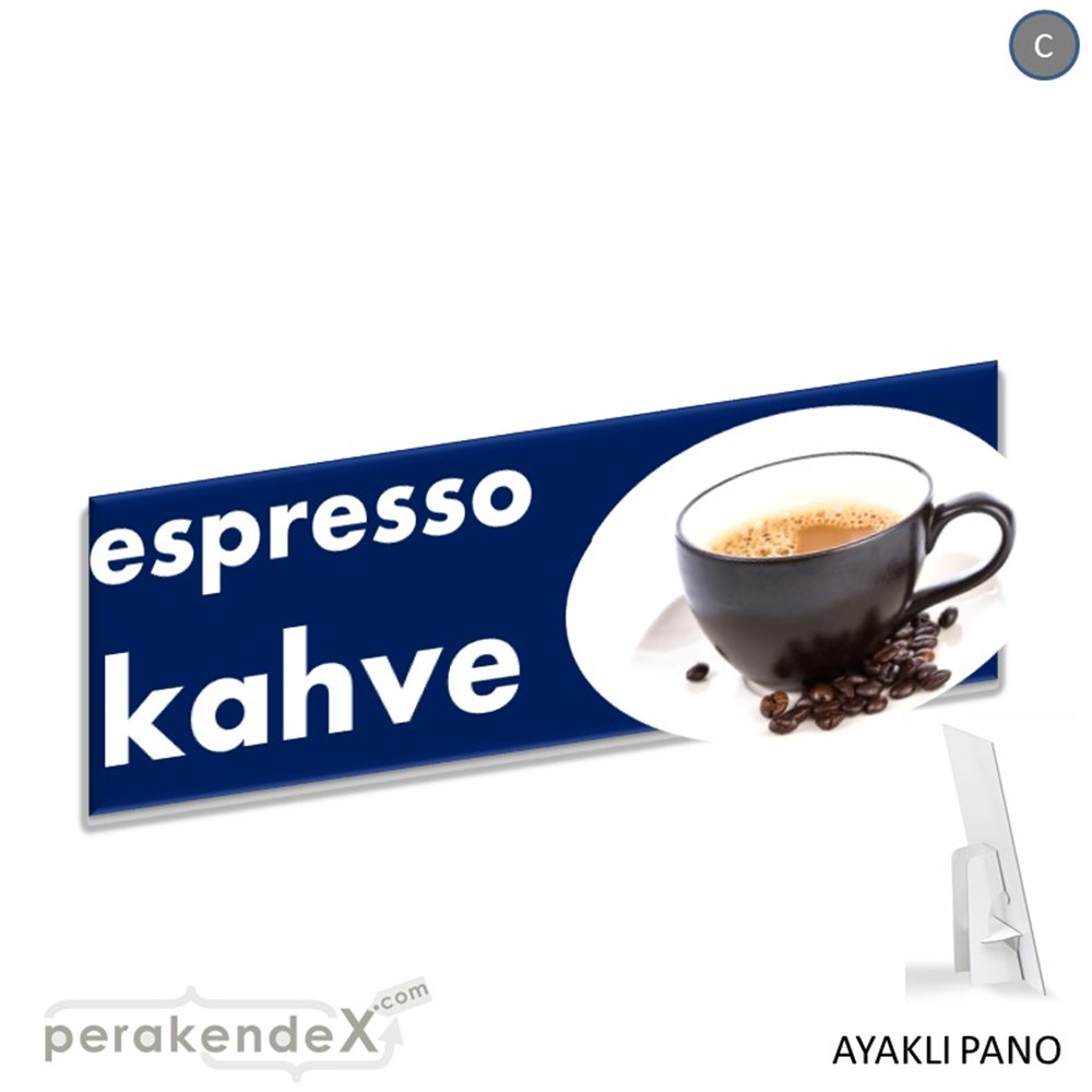 Filtre Kahve (Resimli) SERT PLASTİK POSTER,  AFİŞ (BANNER) -dikdörtgen,çift yön baskısert plastik poster,  afiş