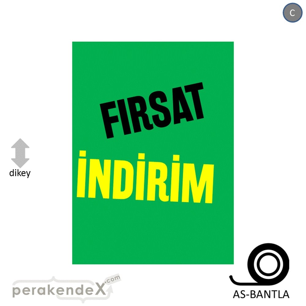 fırsat indirim POSTERİ -dikdörtgen,tek yön baskı
