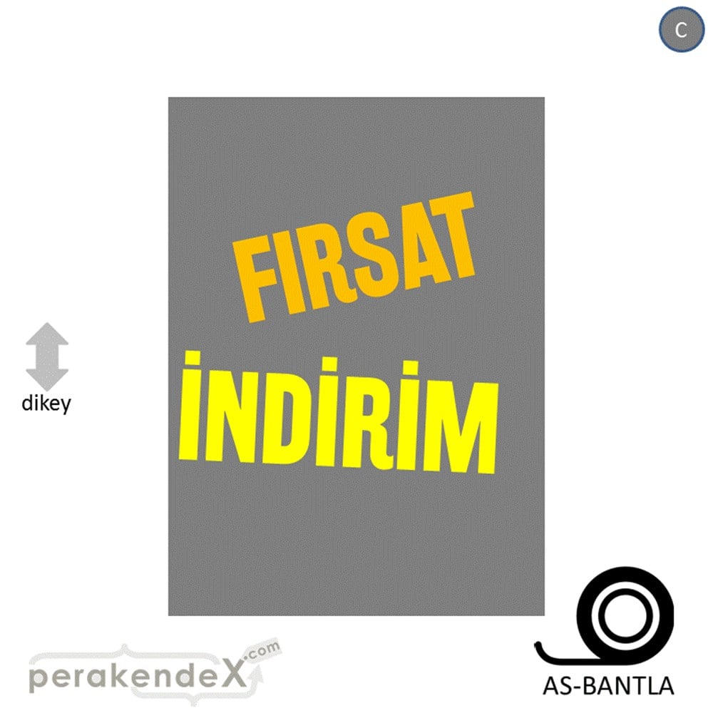 fırsat indirim POSTERİ -dikdörtgen,tek yön baskı