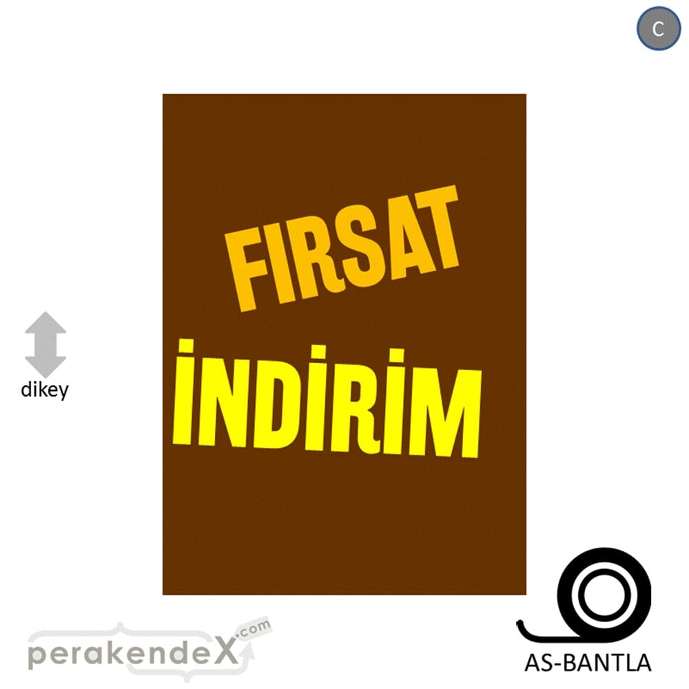 fırsat indirim POSTERİ -dikdörtgen,tek yön baskı