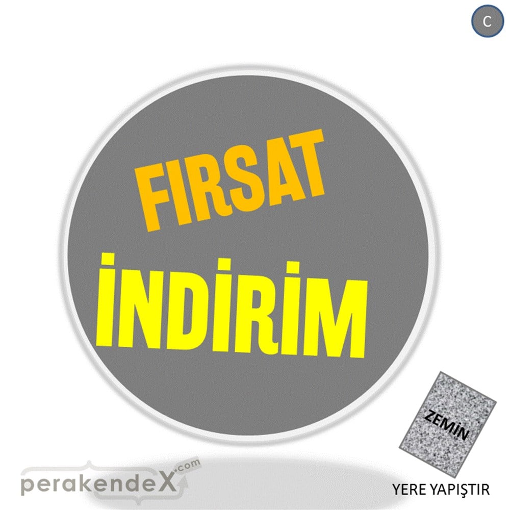 fırsat indirim YER ZEMİNE YAPIŞIR -oval,tek yön baskı