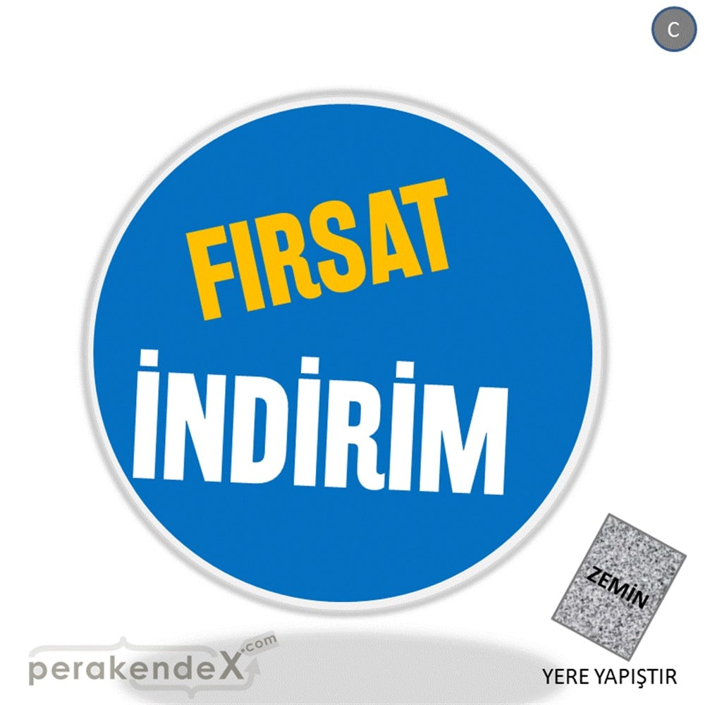 fırsat indirim YER ZEMİNE YAPIŞIR -oval,tek yön baskı