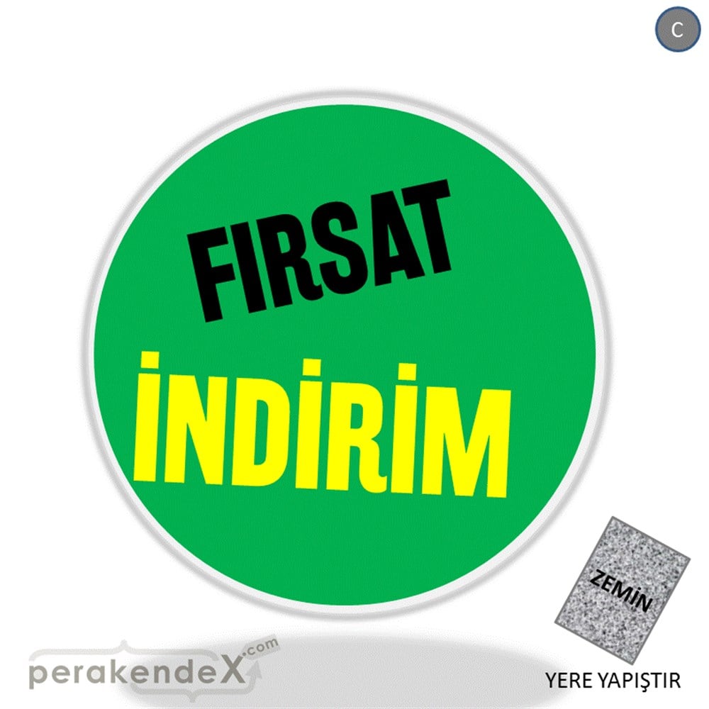 fırsat indirim YER ZEMİNE YAPIŞIR -oval,tek yön baskı