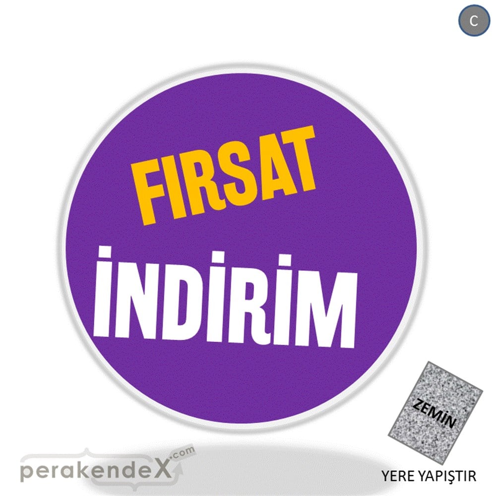 fırsat indirim YER ZEMİNE YAPIŞIR -oval,tek yön baskı