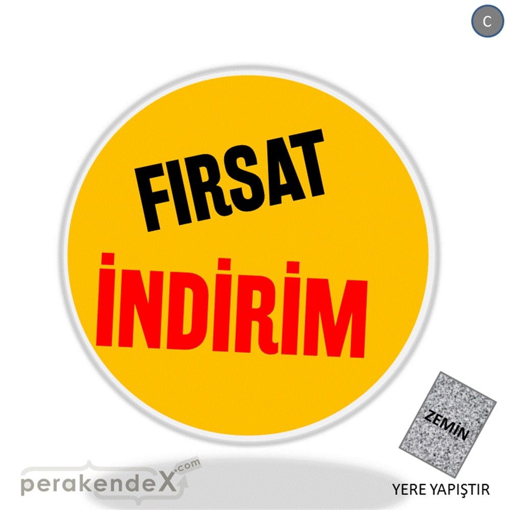 fırsat indirim YER ZEMİNE YAPIŞIR -oval,tek yön baskı