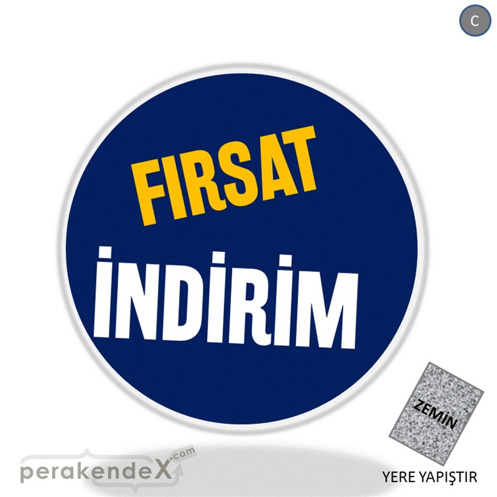 fırsat indirim YER ZEMİNE YAPIŞIR -oval,tek yön baskı