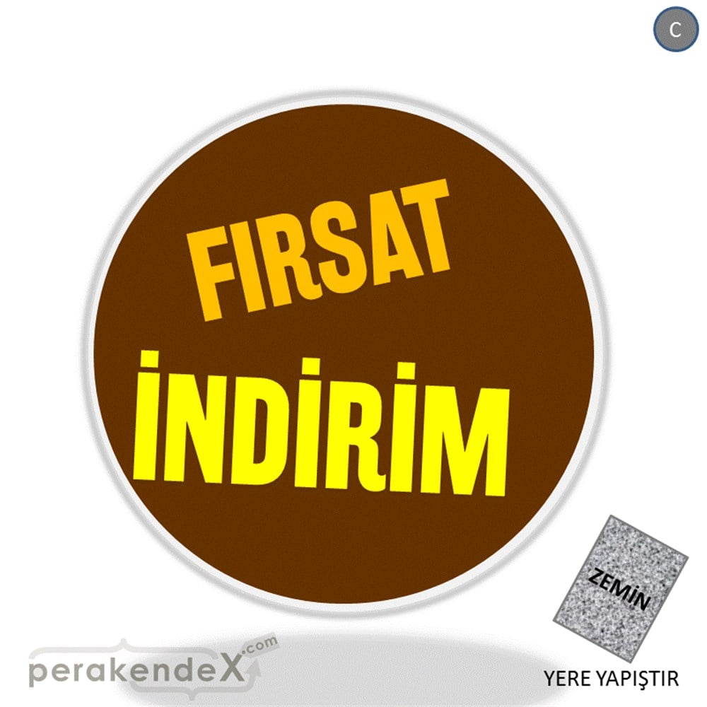 fırsat indirim YER ZEMİNE YAPIŞIR -oval,tek yön baskı