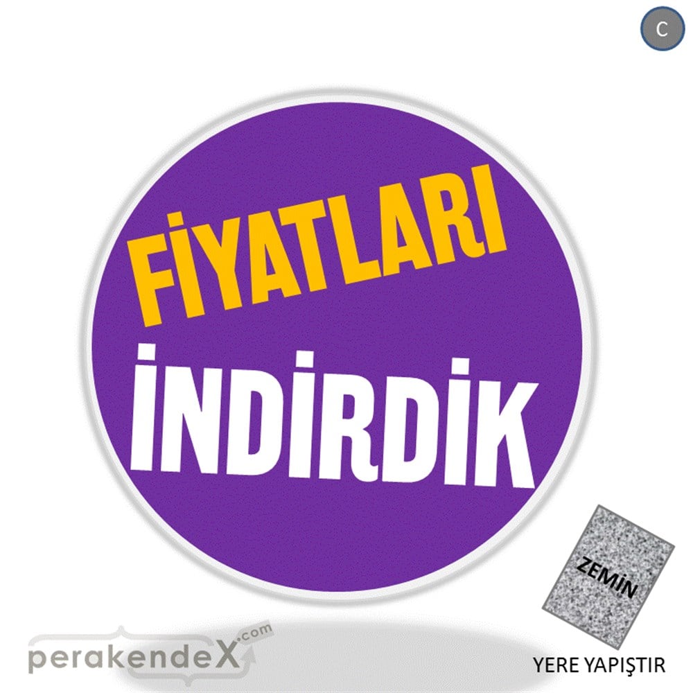 fiyatları indirdik YER ZEMİNE YAPIŞIR -oval,tek yön baskı