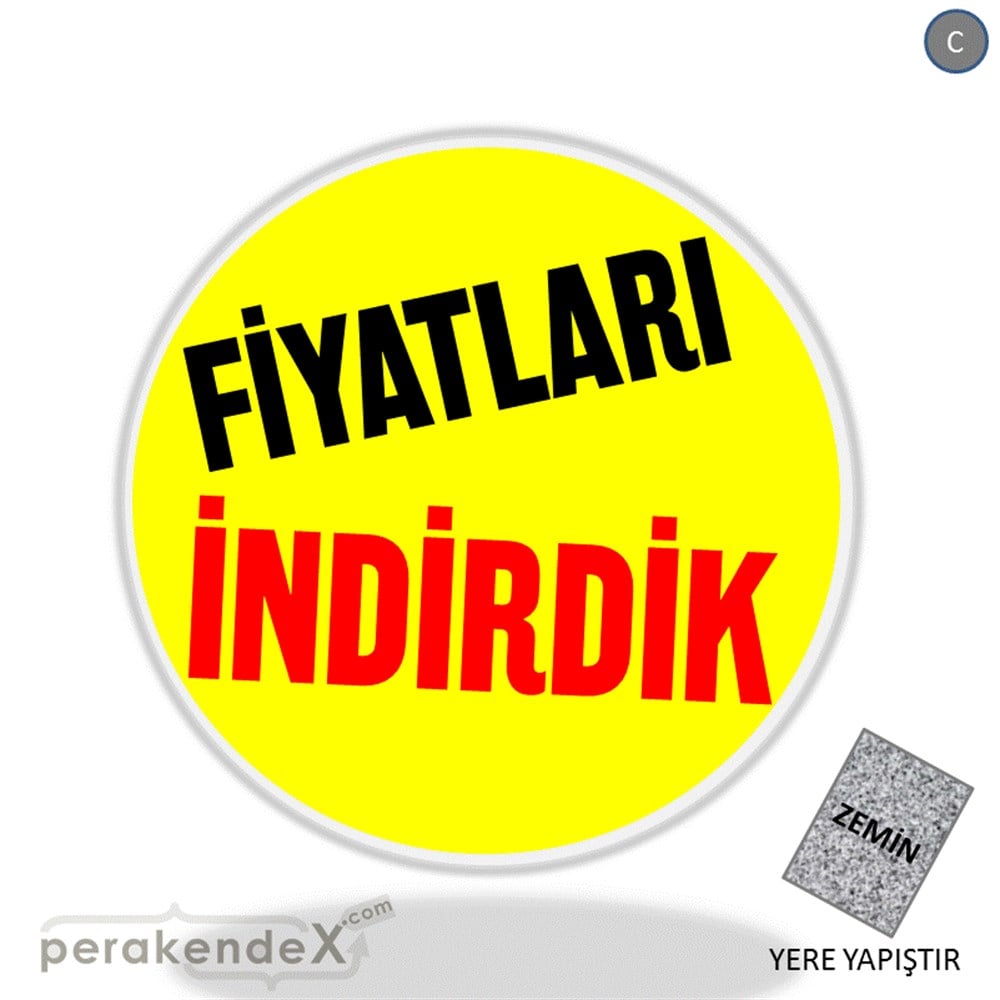 fiyatları indirdik YER ZEMİNE YAPIŞIR -oval,tek yön baskı
