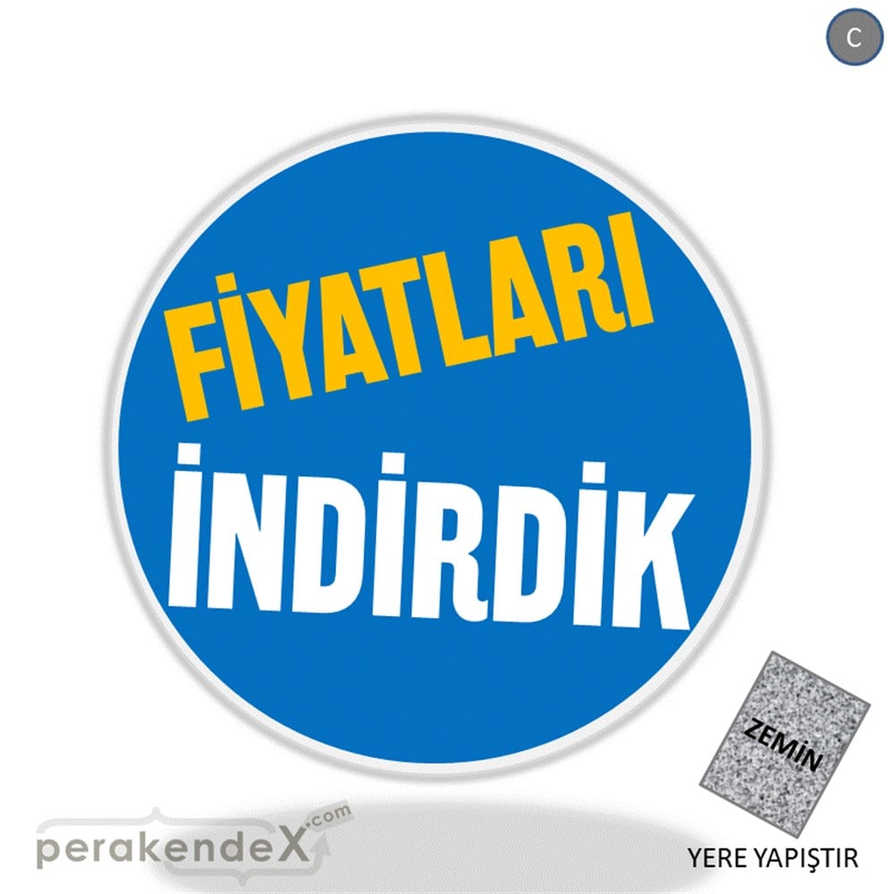 fiyatları indirdik YER ZEMİNE YAPIŞIR -oval,tek yön baskı