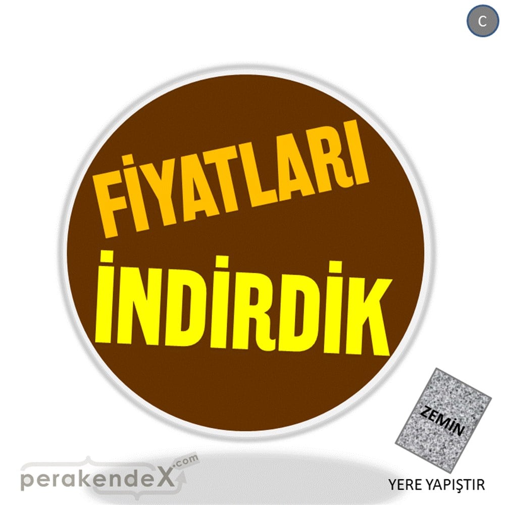 fiyatları indirdik YER ZEMİNE YAPIŞIR -oval,tek yön baskı