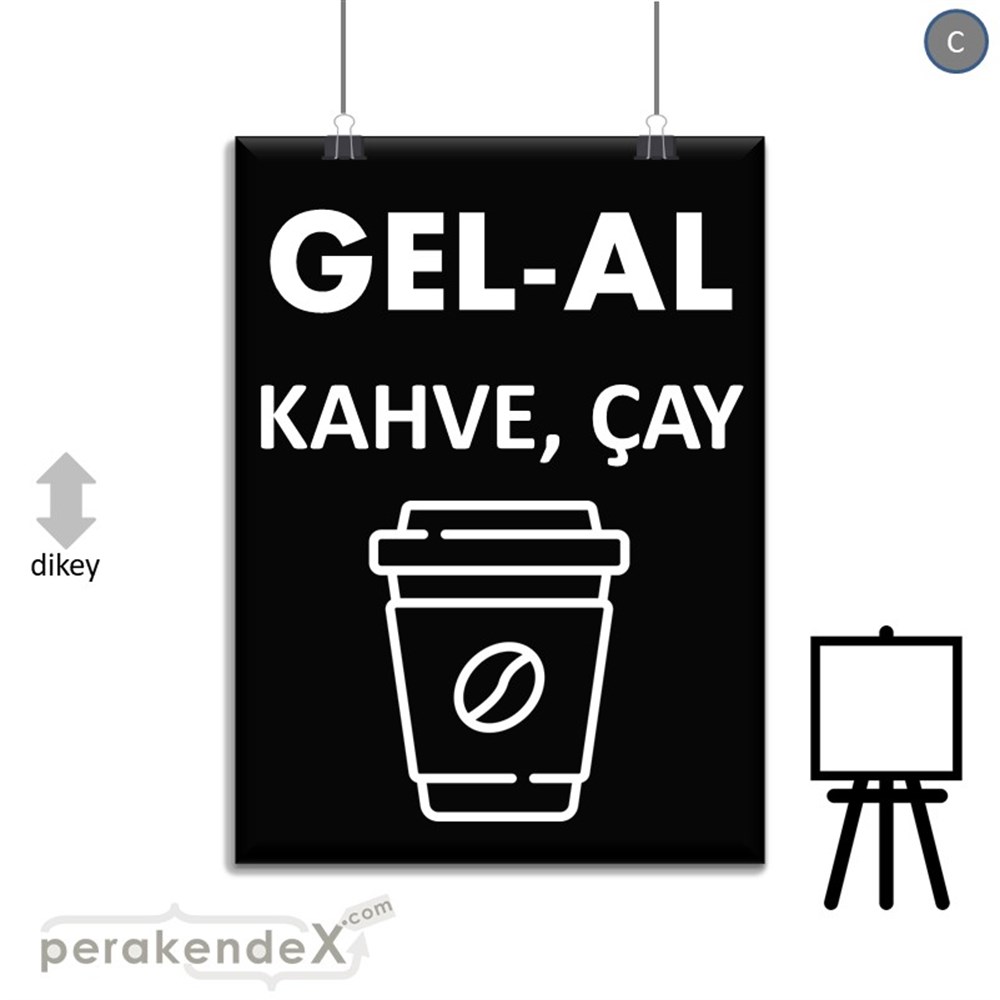 Gel Al Servis SERT PLASTİK POSTER,  AFİŞ -dikdörtgen,tek yön baskısert plastik poster,  afiş