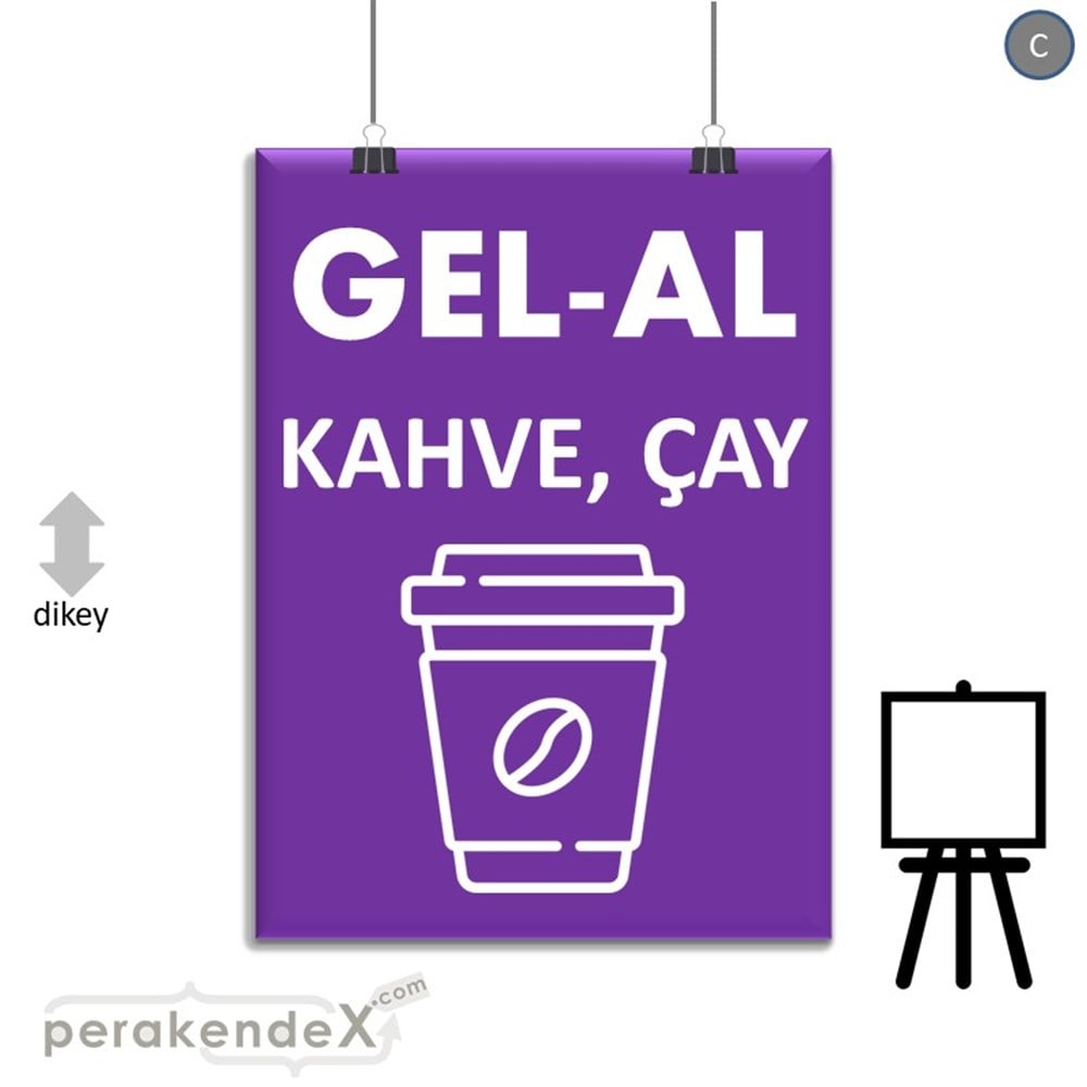 Gel Al Servis SERT PLASTİK POSTER,  AFİŞ -dikdörtgen,tek yön baskısert plastik poster,  afiş