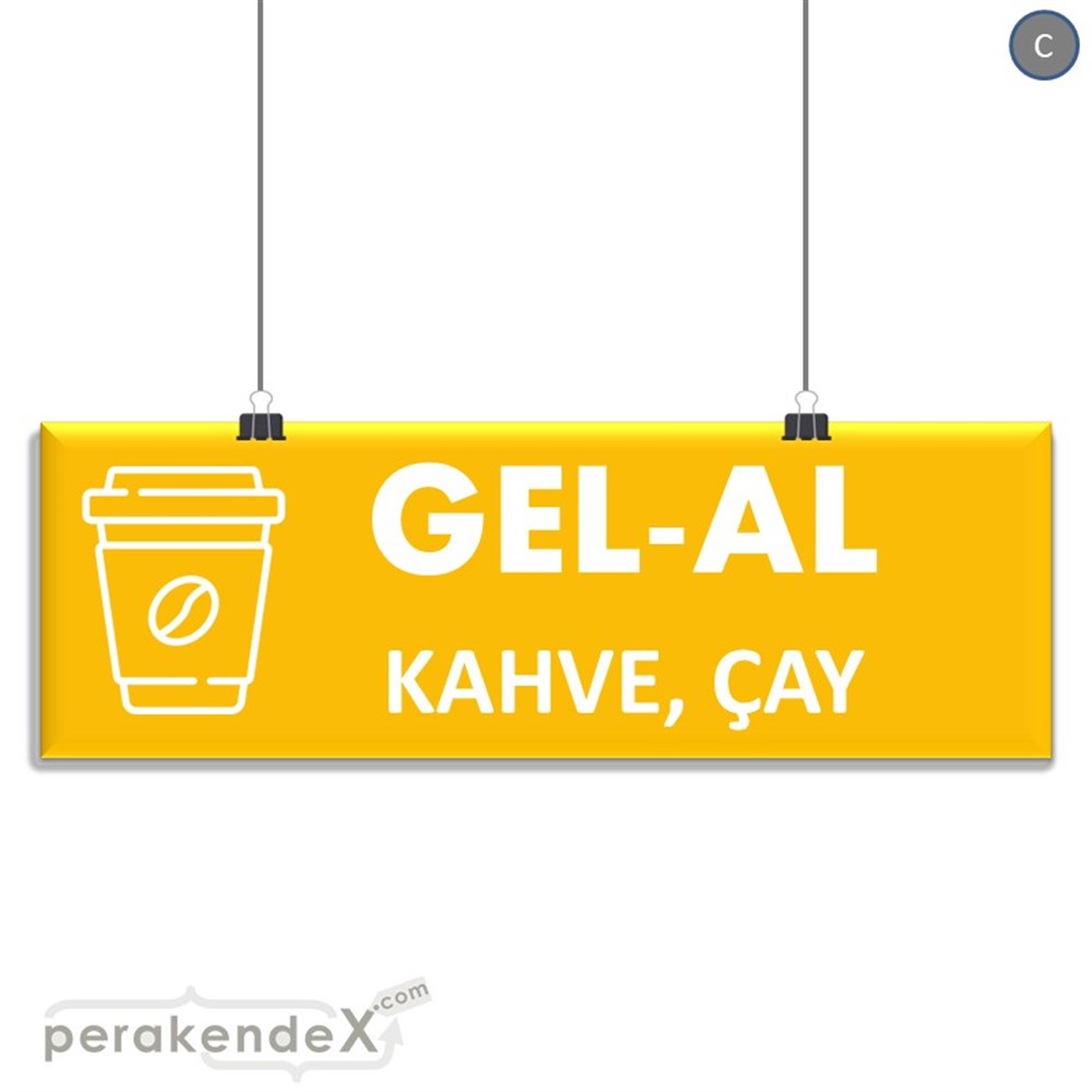 Gel Al Servis SERT PLASTİK POSTER,  AFİŞ (BANNER) -dikdörtgen,tek yön baskısert plastik poster,  afiş