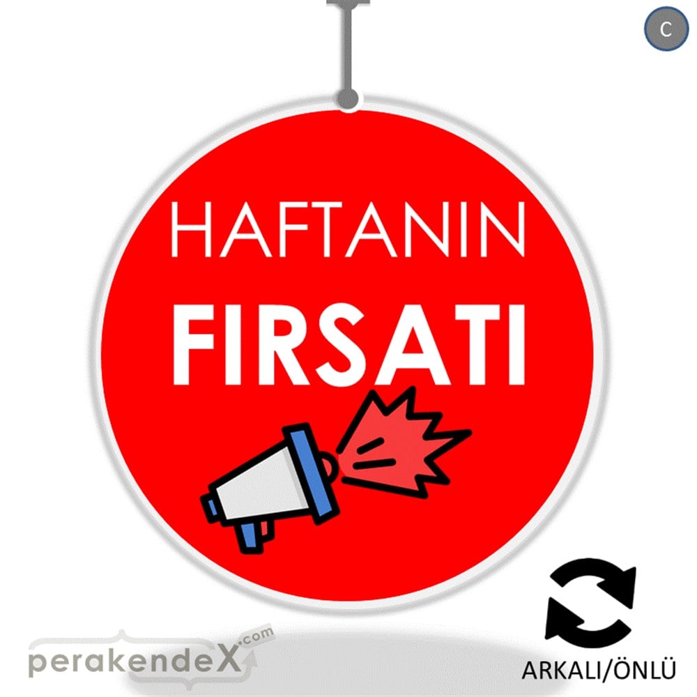 Haftanın Fırsatı DÖNKART -oval,çift yön baskı