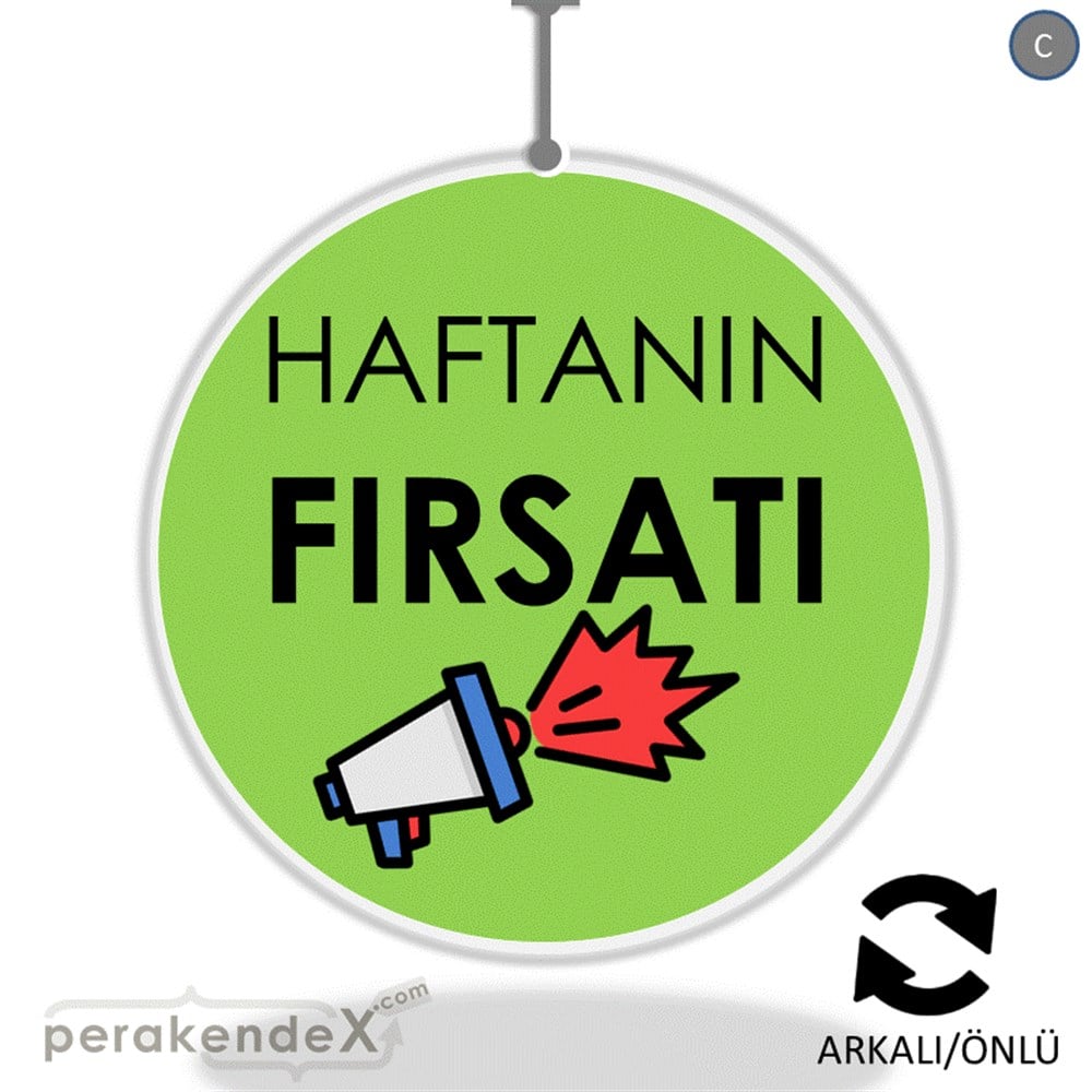 Haftanın Fırsatı DÖNKART -oval,çift yön baskı