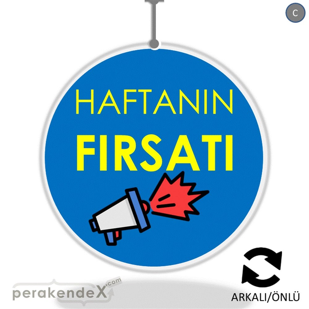 Haftanın Fırsatı DÖNKART -oval,çift yön baskı