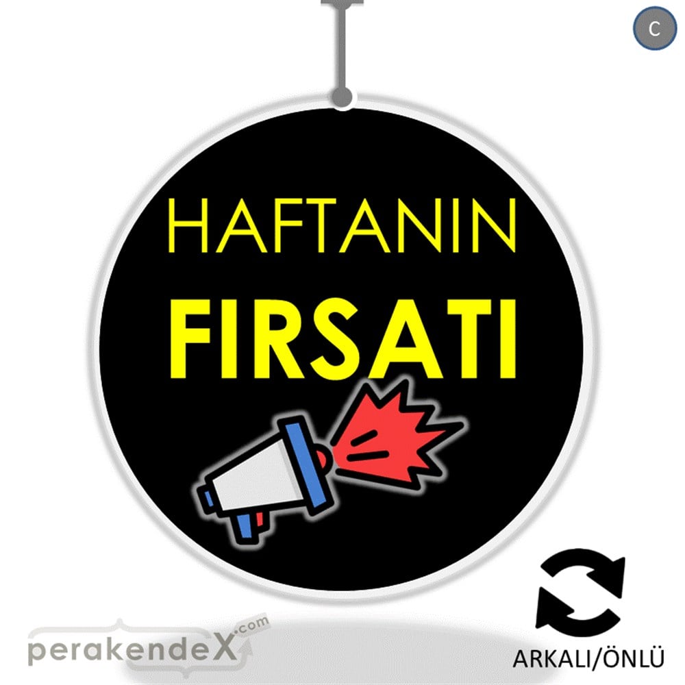 Haftanın Fırsatı DÖNKART -oval,çift yön baskı
