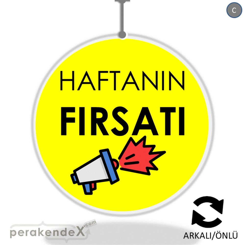 Haftanın Fırsatı DÖNKART -oval,çift yön baskı