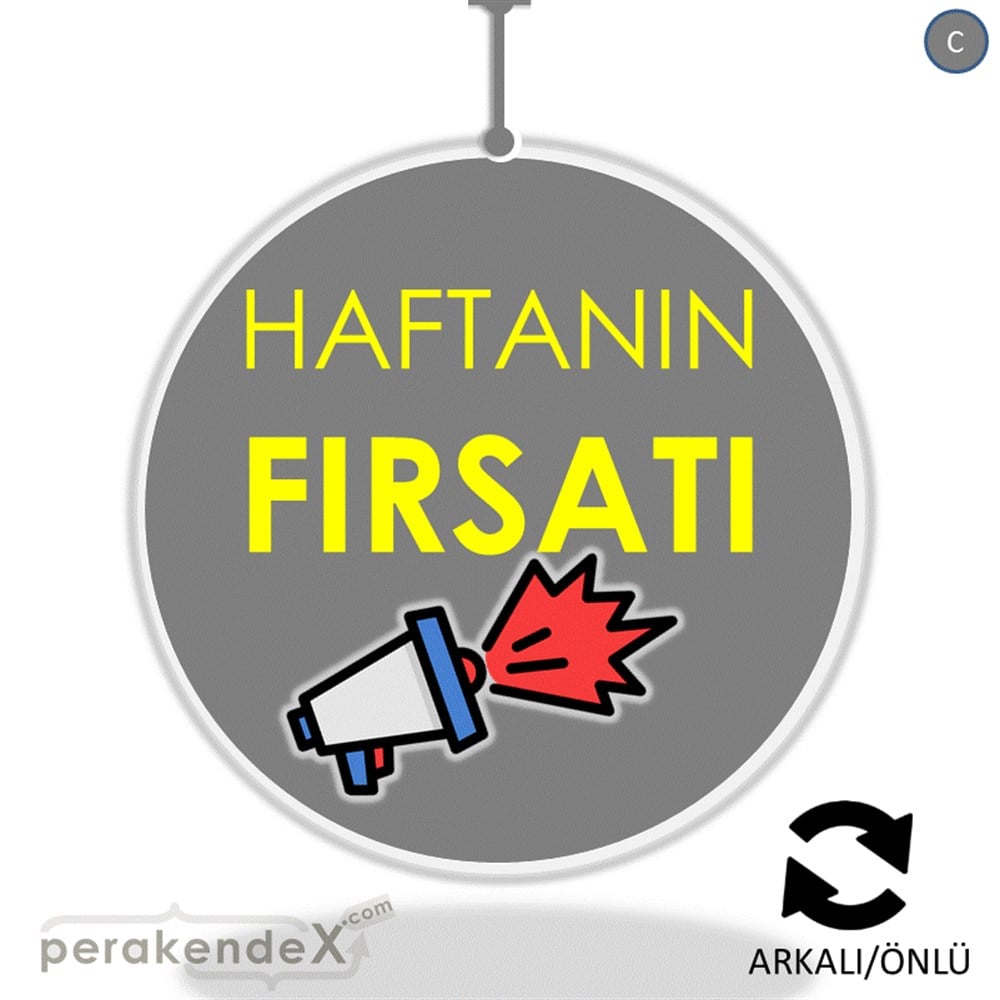 Haftanın Fırsatı DÖNKART -oval,çift yön baskı