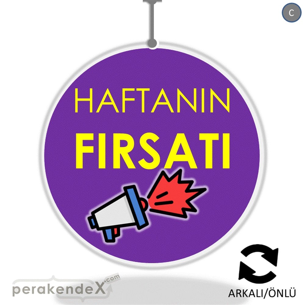 Haftanın Fırsatı DÖNKART -oval,çift yön baskı