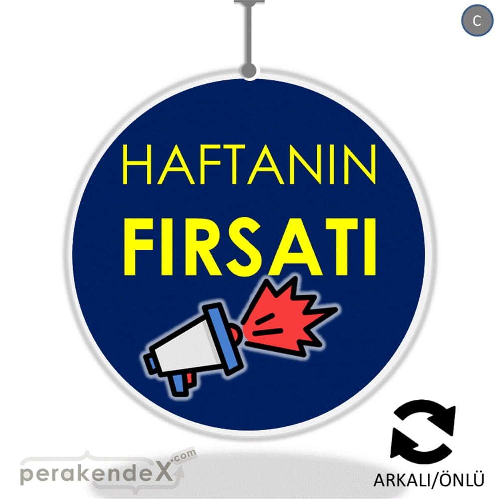 Haftanın Fırsatı DÖNKART -oval,çift yön baskı