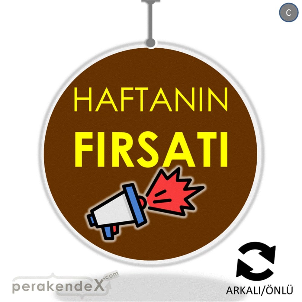 Haftanın Fırsatı DÖNKART -oval,çift yön baskı