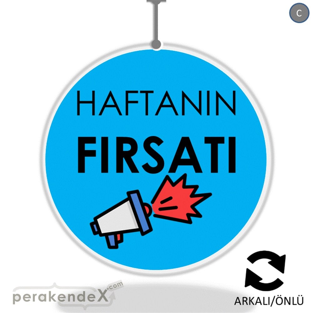 Haftanın Fırsatı DÖNKART -oval,çift yön baskı