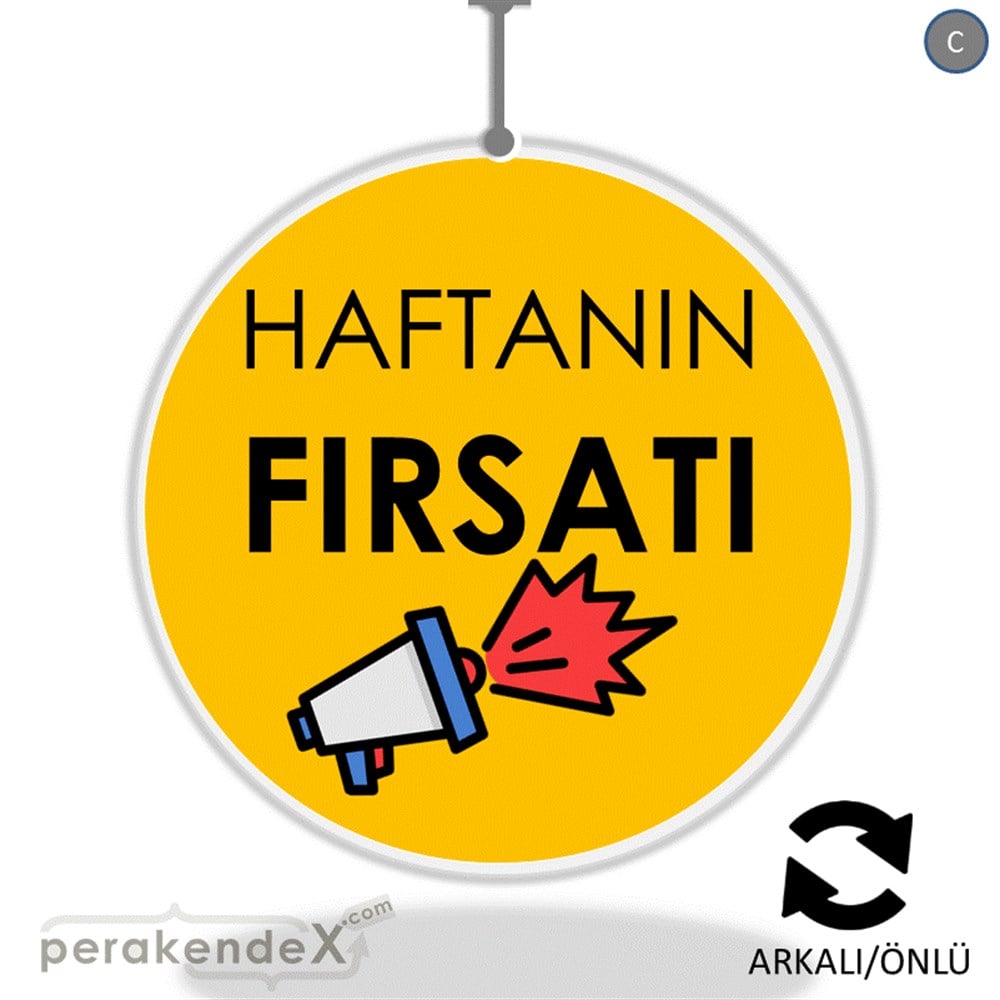 Haftanın Fırsatı DÖNKART -oval,çift yön baskı