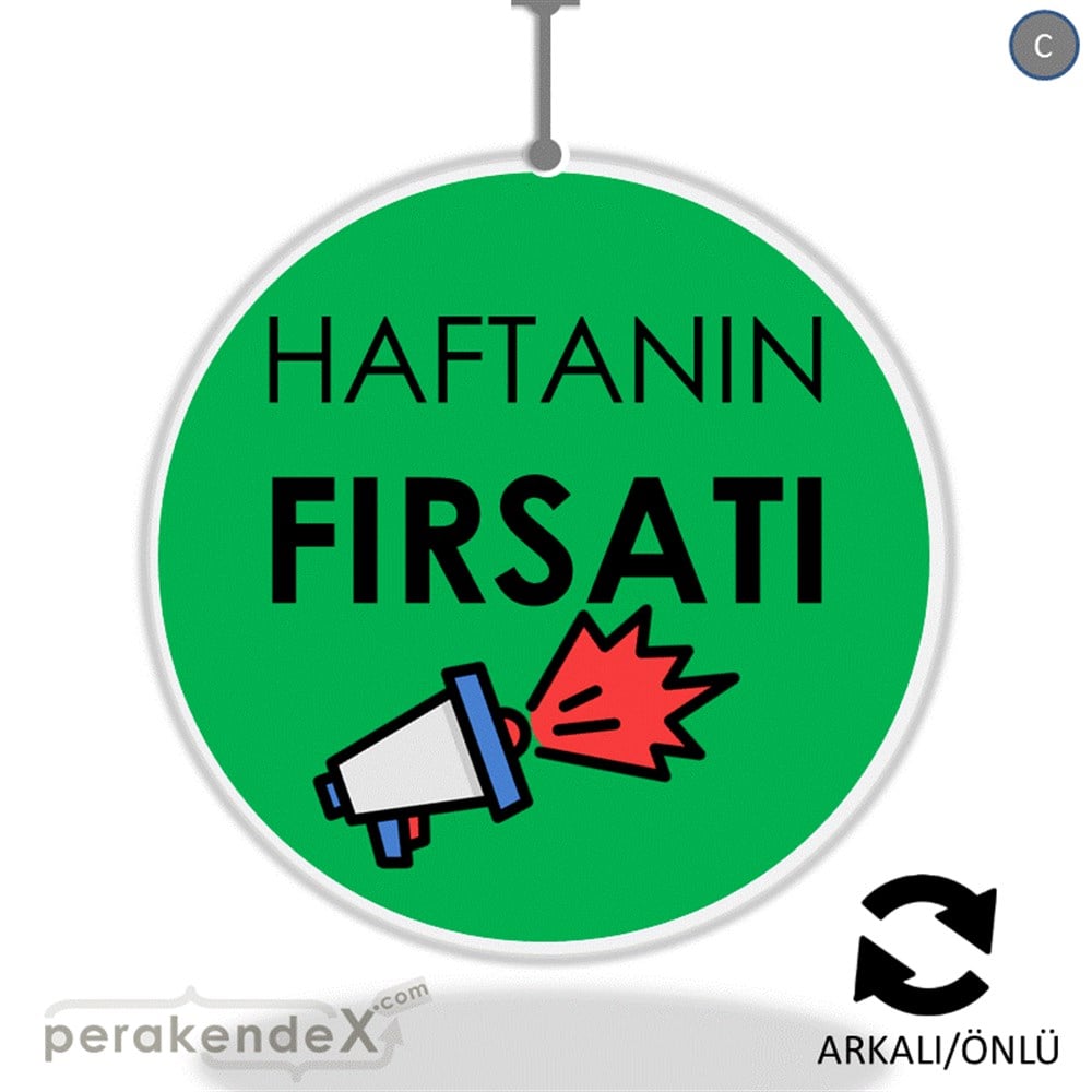 Haftanın Fırsatı DÖNKART -oval,çift yön baskı