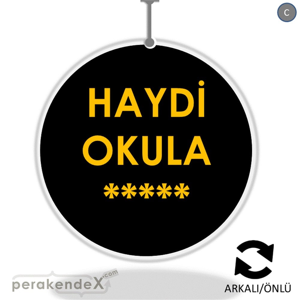 haydi okula ***** DÖNKART -oval,çift yön baskı