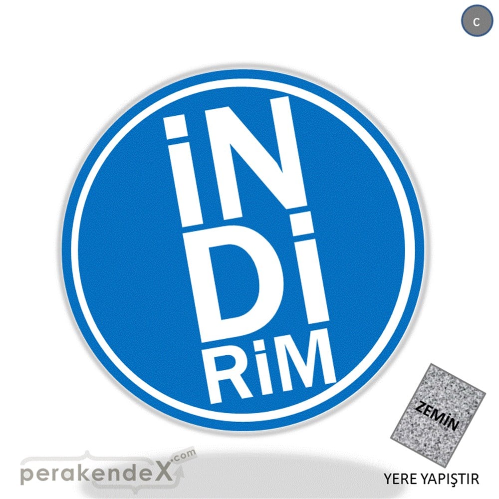 heceli indirim YER ZEMİNE YAPIŞIR -oval,tek yön baskı
