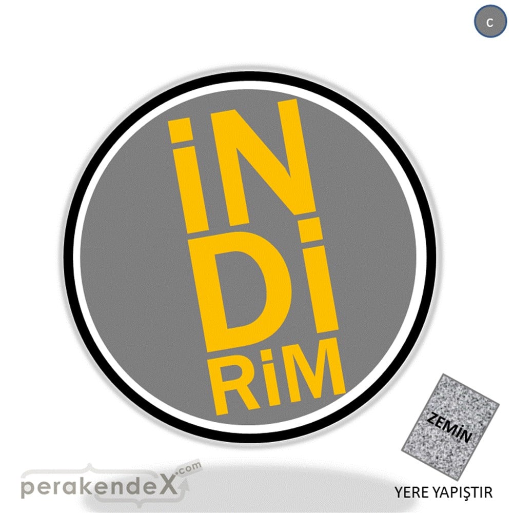 heceli indirim YER ZEMİNE YAPIŞIR -oval,tek yön baskı