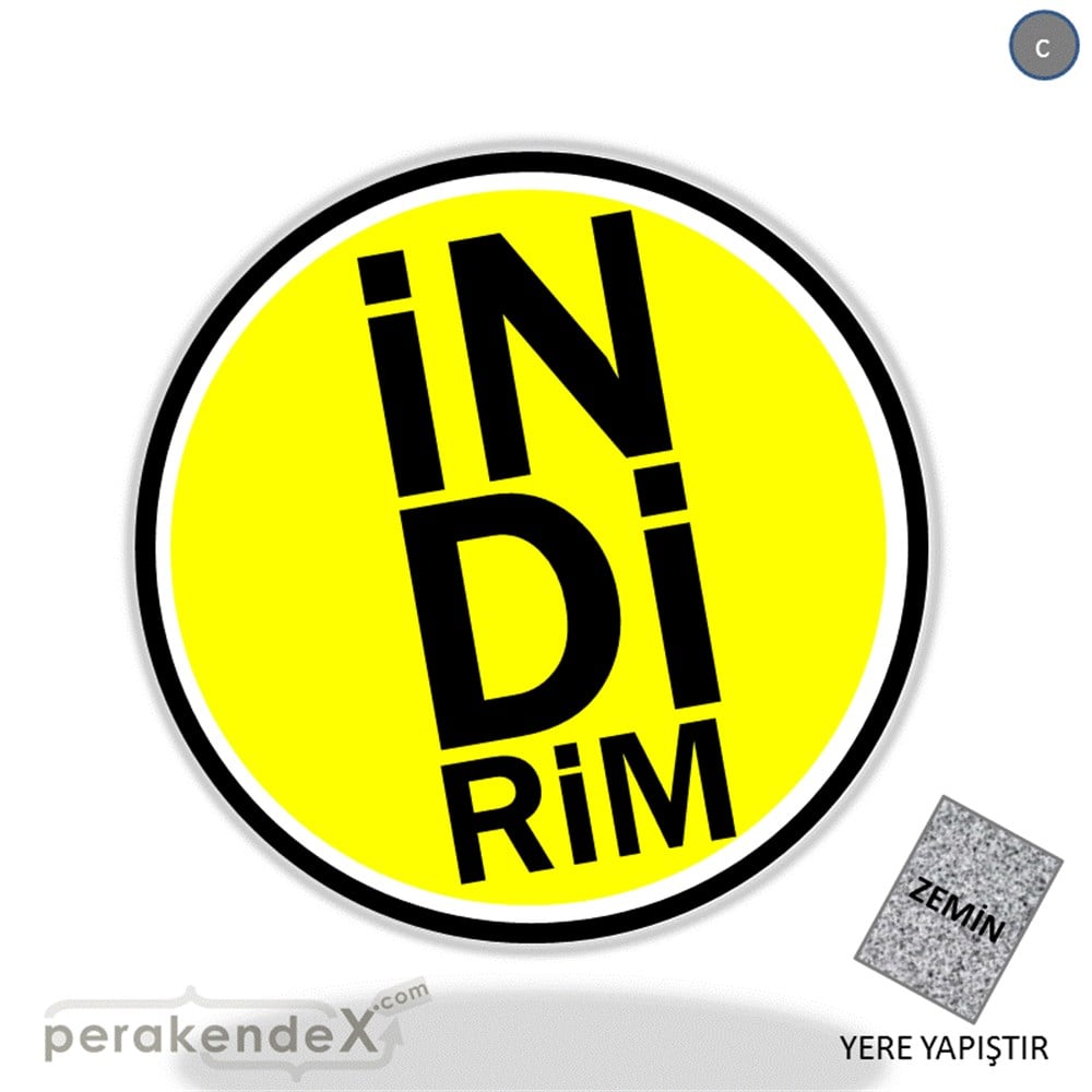 heceli indirim YER ZEMİNE YAPIŞIR -oval,tek yön baskı