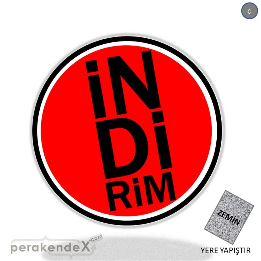 heceli indirim YER ZEMİNE YAPIŞIR -oval,tek yön baskı