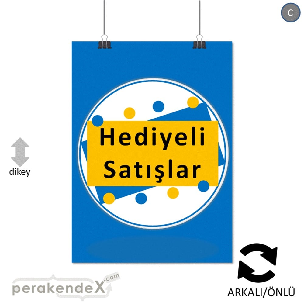 hediyeli satışlar SERT PLASTİK POSTER -dikdörtgen,çift yön baskı