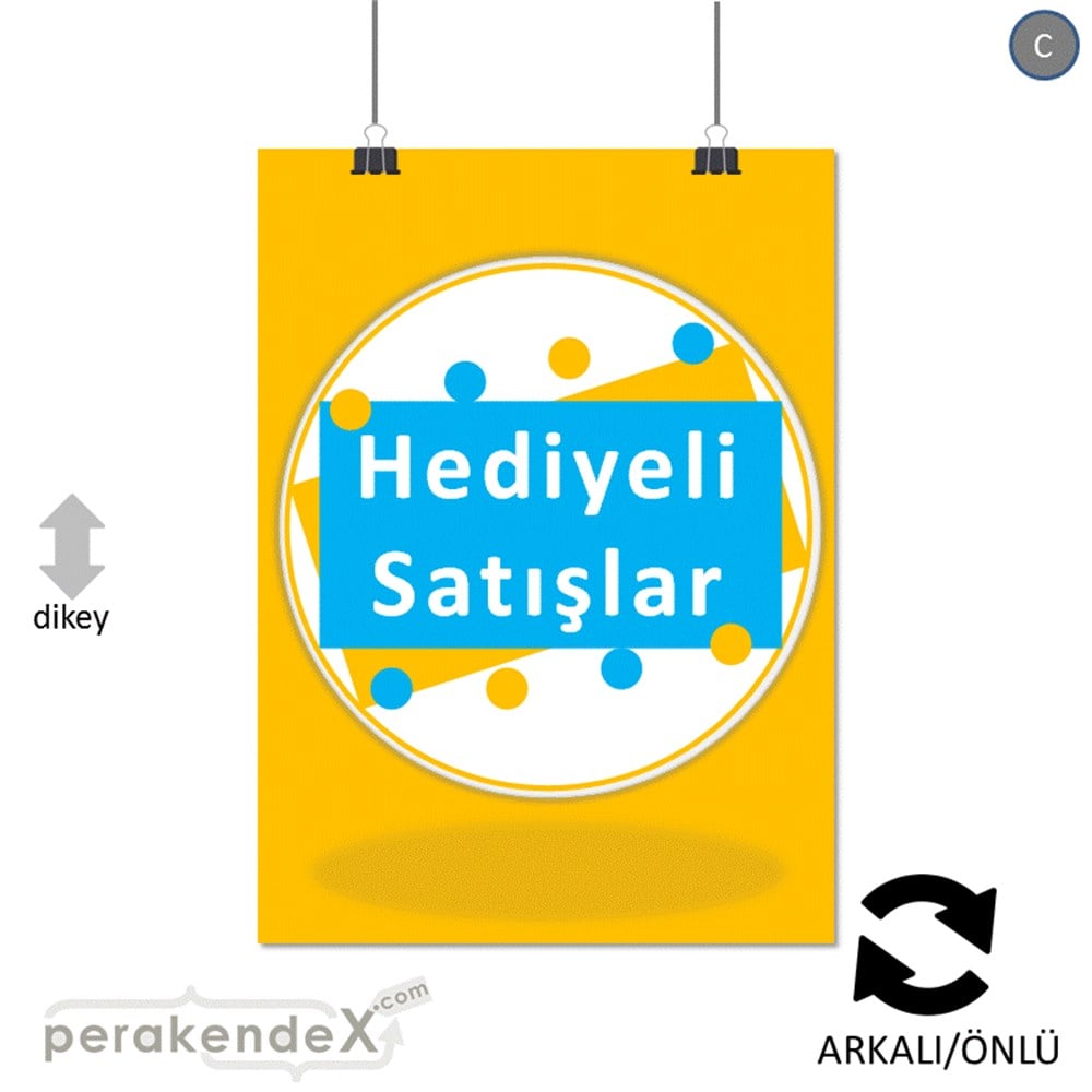 hediyeli satışlar SERT PLASTİK POSTER -dikdörtgen,çift yön baskı