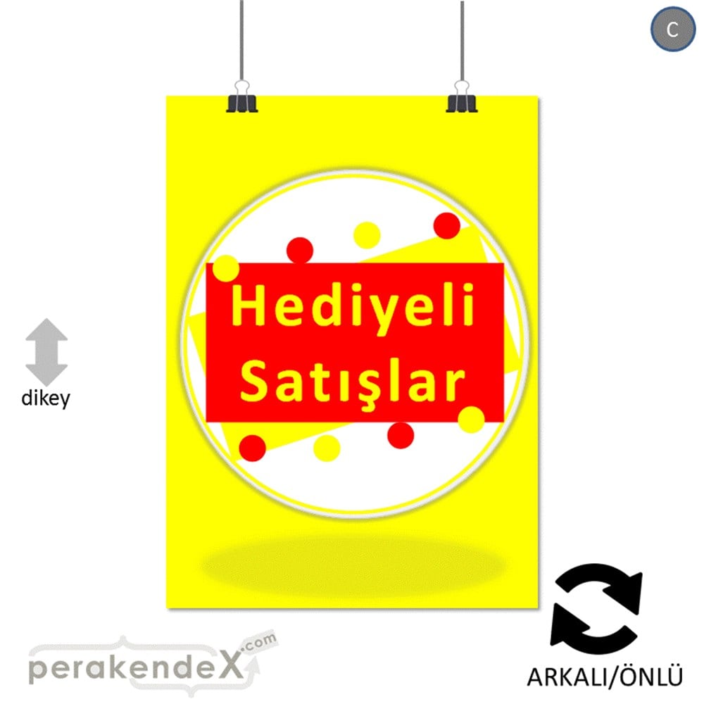 hediyeli satışlar SERT PLASTİK POSTER -dikdörtgen,çift yön baskı