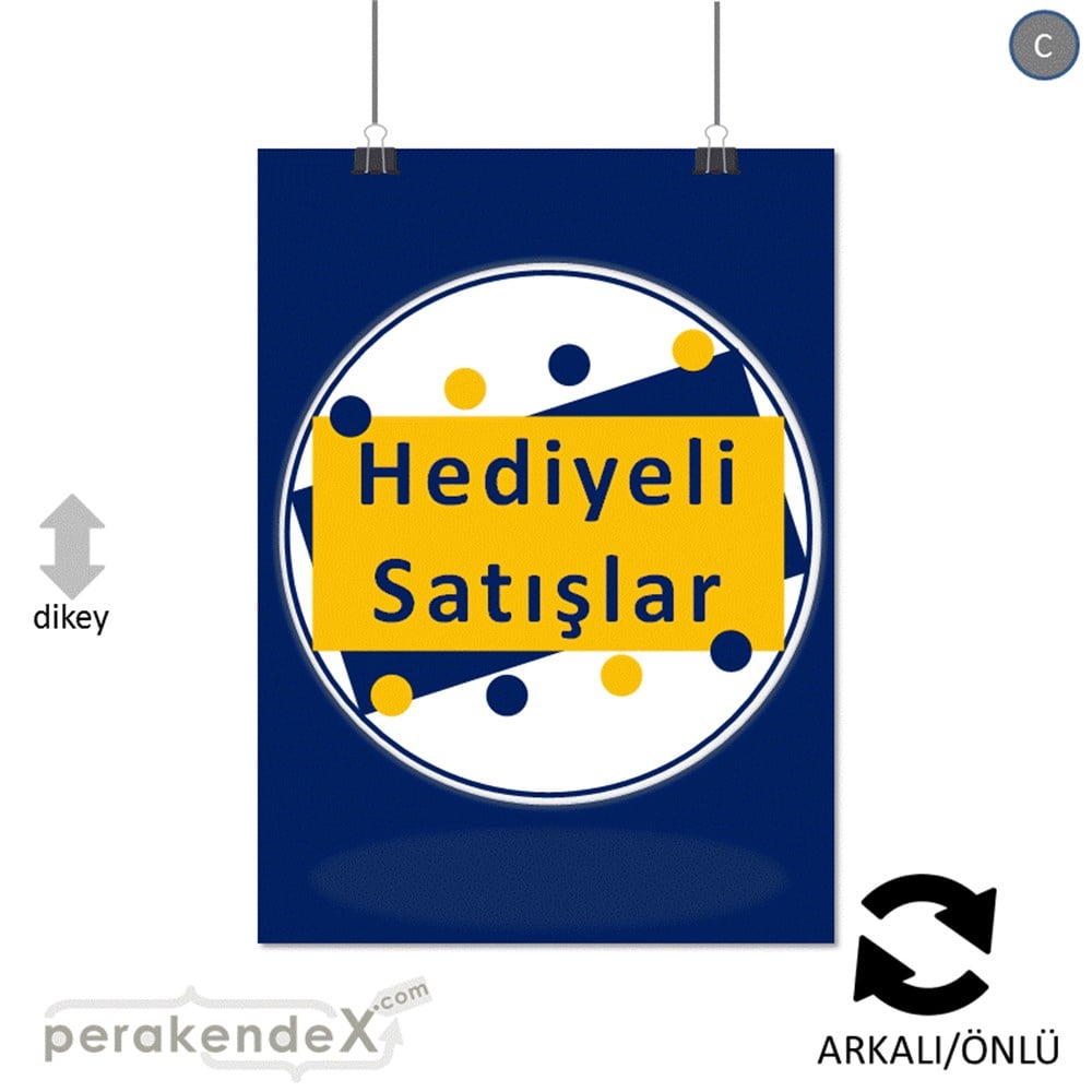 hediyeli satışlar SERT PLASTİK POSTER -dikdörtgen,çift yön baskı