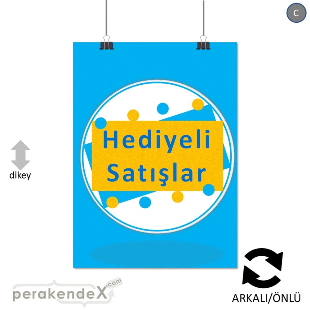 hediyeli satışlar SERT PLASTİK POSTER -dikdörtgen,çift yön baskı